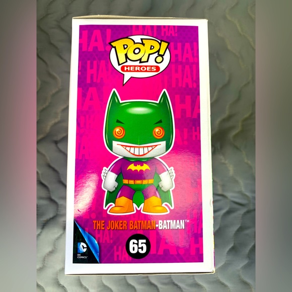 Funko Pop! DC Super Heroes The Joker Batman-Batman 65 LootCrate Exclusive - Picture 4 of 4